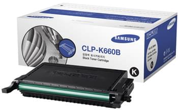 Cartouche Laser de Marque Samsung CLP-K660B Noir Haute Capacité (5500 pages)
