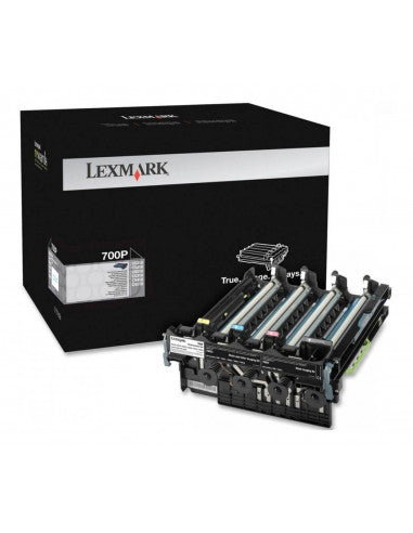 Pack de 4 (photoconducteur) Tambour de Marque Lexmark 70C0P00 Noir/Couleur (40000 pages)