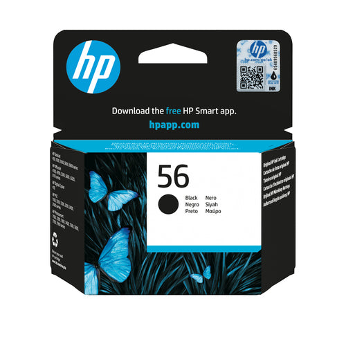 Cartouche Jet d'encre de Marque HP C6656AE N°56 Noir 520 copies
