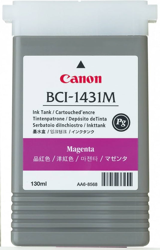 Cartouche Jet d'encre de Marque Canon BCI-1431M (8971A001) Magenta (130ml)