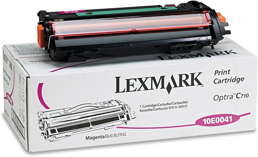 Cartouche Laser de Marque Lexmark 10E0041 Magenta (10 000 pages)