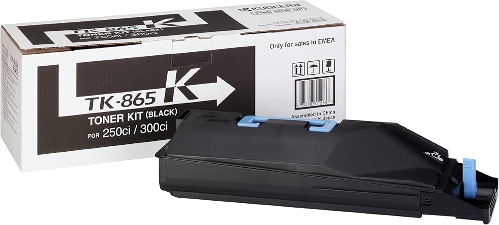 Cartouche Laser de Marque Kyocera TK-865K BLACK (20 000 pages)