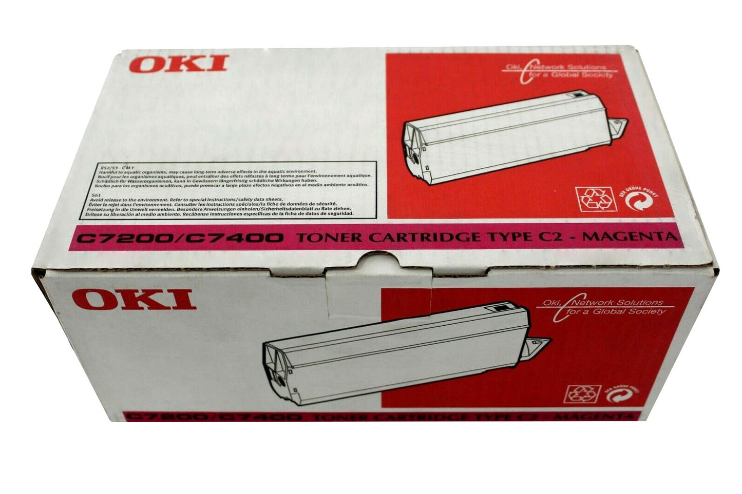 Cartouche Laser de Marque OKI 41304210 Magenta (10 000 pages)