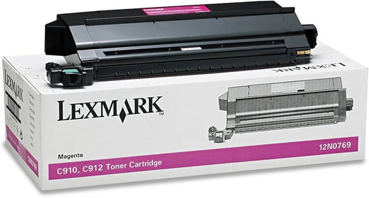 Cartouche Laser de Marque Lexmark 12N0769 Magenta (14 000 pages)