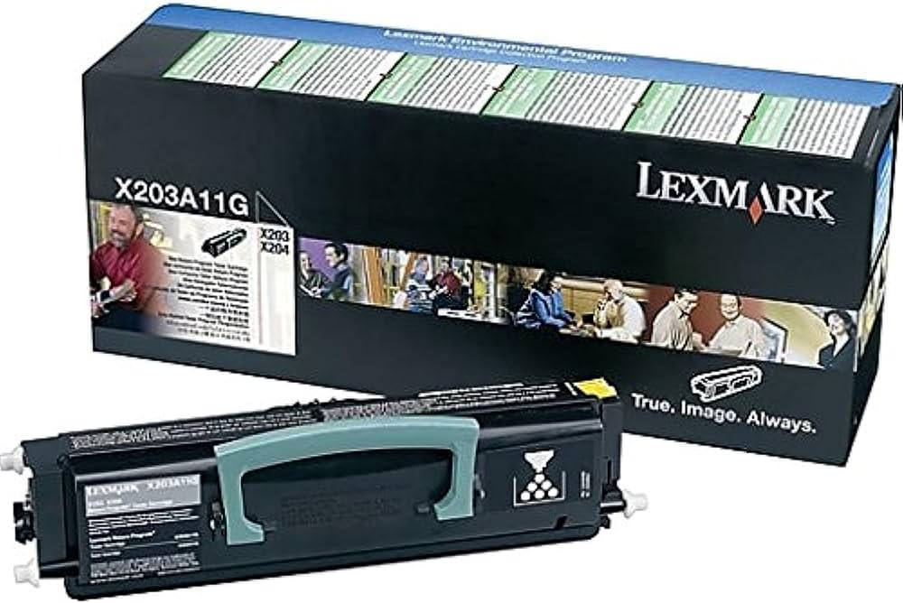 Cartouche Laser de Marque Lexmark C203A11G Noir (2 500 pages)