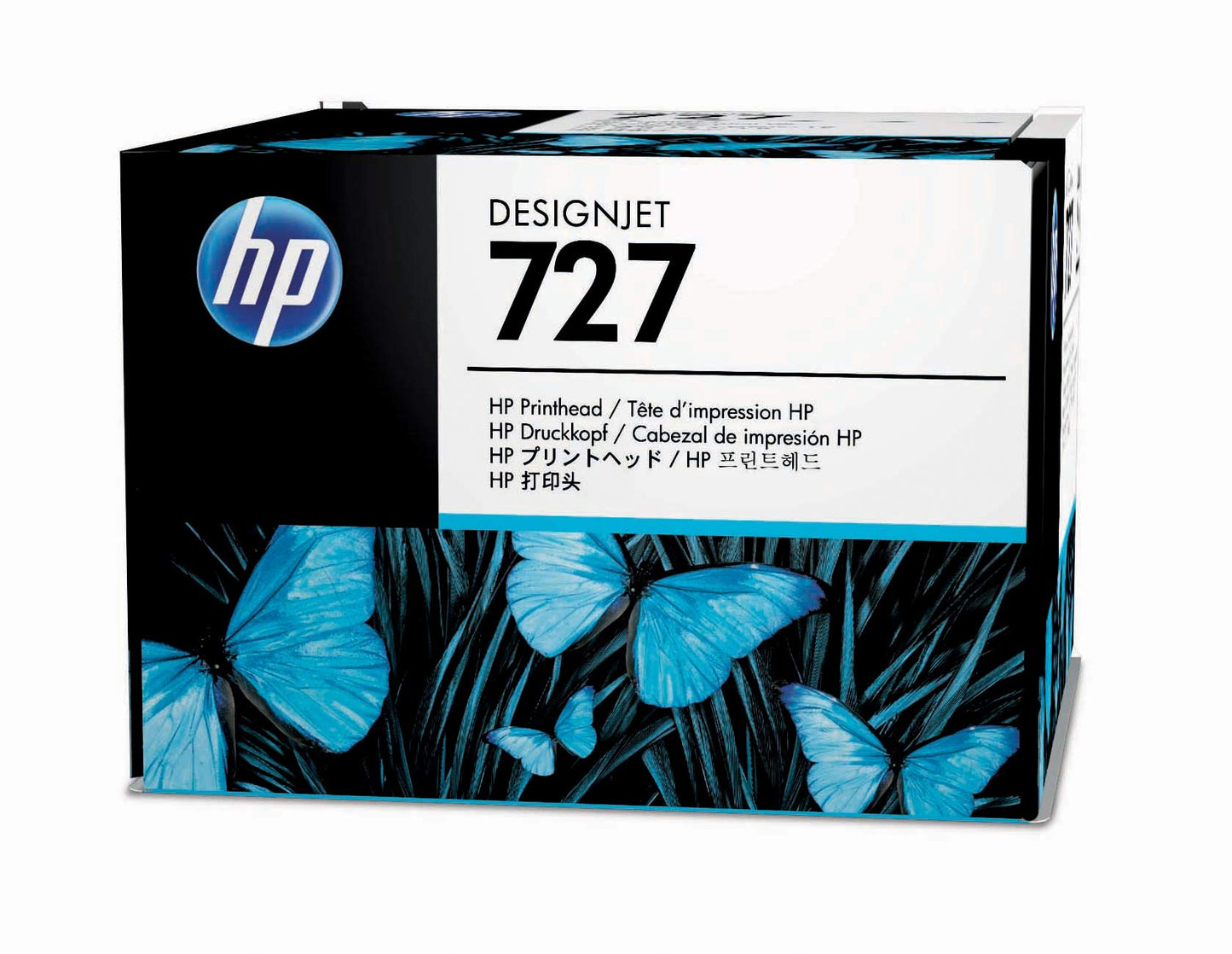 Kit de remplacement de la Tête d'impression de Marque HP B3P06AE 727 (Noir Mat + Noir photo + Cyan + Magenta + Jaune + Gris)