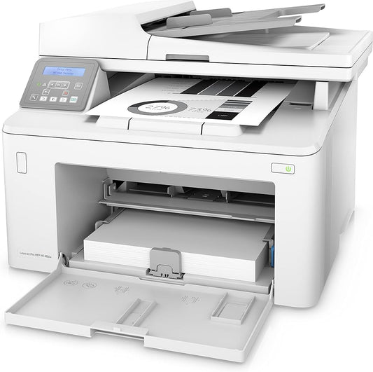 Imprimante multifonctions Noir et blanc 4/1 laser 215.9 x 355.6 mm (original) A4/Legal (support) jusqu'a 28 ppm (copie) jusqu'a 28 ppm (impression) 260 feuilles 33.6 Kbits/s - USB 2.0, LAN, Wi-Fi(n)