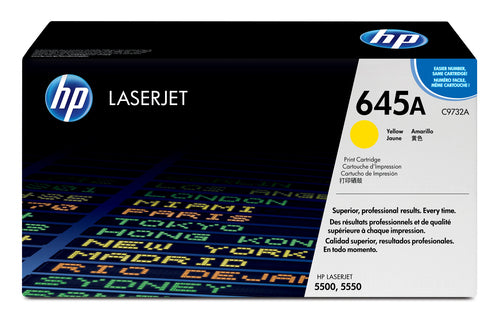 Cartouche Laser de Marque HP C9732A Jaune 12 000 copies