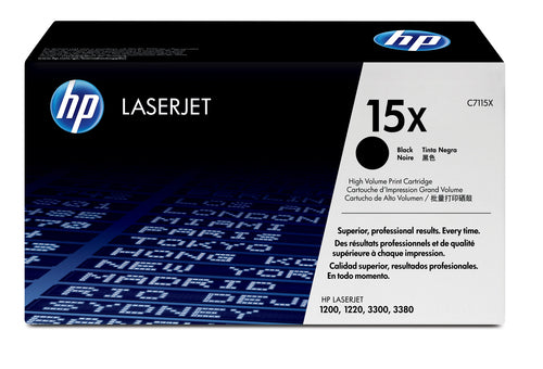 Cartouche Laser de Marque HP LASERJET C7115X Noir grande Capacité (3 500 copies)