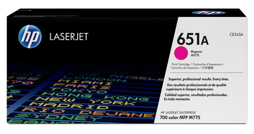 Cartouche Laser de Marque HP CE343A Magenta 16000copies