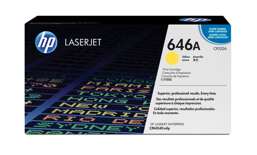 Cartouche Laser de Marque HP CF032A YELLOW (Jaune) (12 500 copies)