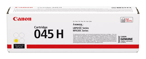 Cartouche Laser de Marque Canon CRG-045HY (045H - 1243C002) Jaune Haute Capacité (2 200 pages)