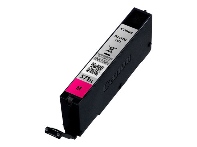 Cartouche Jet d'encre de Marque Canon CLI-571MXL Magenta Grande Capacité (715 pages - 11ml)