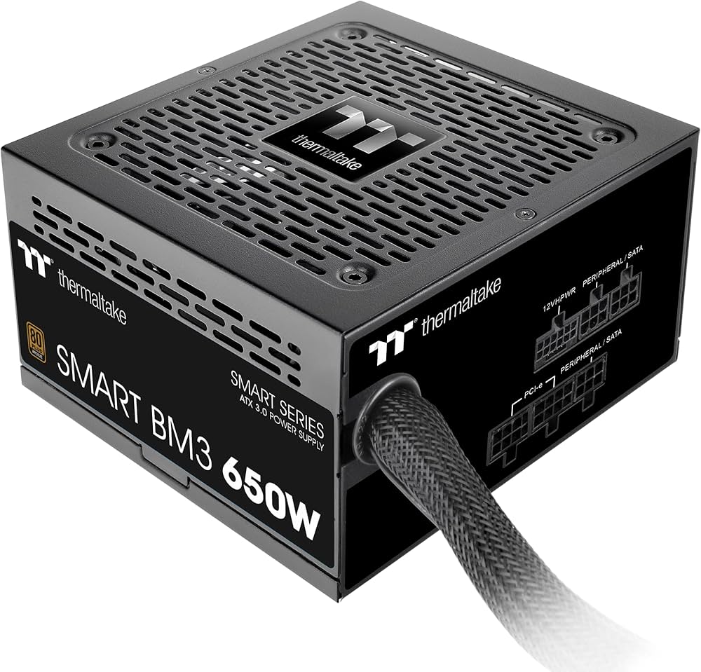 Alimentation ATX Thermaltake Smart BM3 - 650W (Noir)