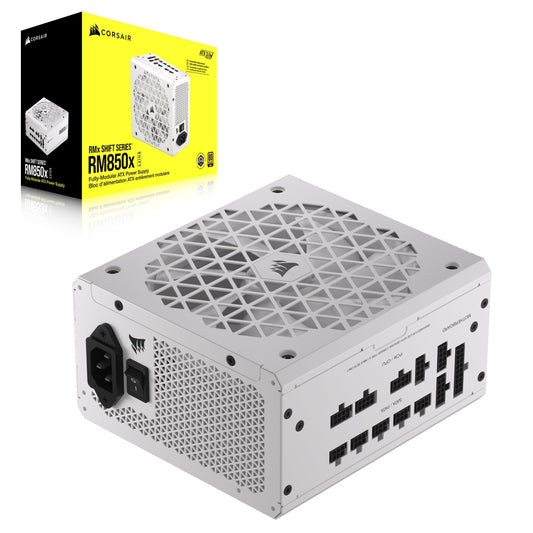 Alimentation ATX Corsair RMx Shift - 850W (Blanc)
