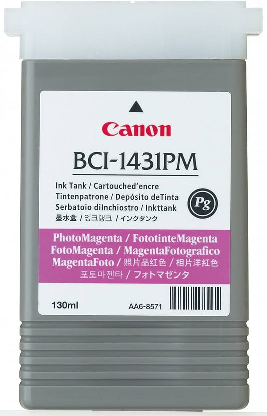 Cartouche Jet d'encre de Marque Canon BCI-1431PM (8974A001) Photo Magenta (130ml)