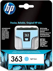 Cartouche Jet d'encre de Marque HP C8774EE N°363 Cyan Clair (150 pages)