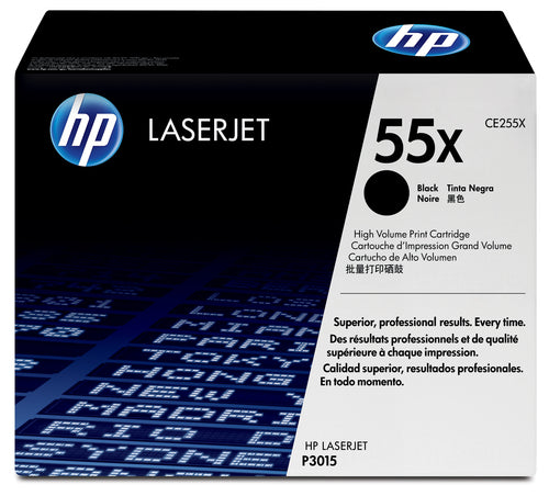 Cartouche Laser de Marque HP CE255X Noir Haute Capacité (12500 pages)