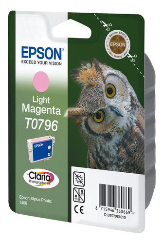 Cartouche Jet d'encre de Marque Epson T0796  Magenta CLAIR (975 pages)