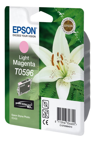 Cartouche Jet d'encre de Marque Epson T0596 Magenta clair (520 pages)