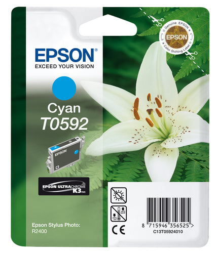 Cartouche Jet d'encre de Marque Epson T0592 Cyan  (520 pages)