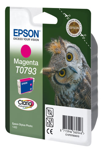Cartouche Jet d'encre de Marque Epson T0793 Magenta (685 pages)