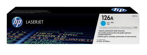 Cartouche Laser de Marque HP CE311A Cyan 1000 copies