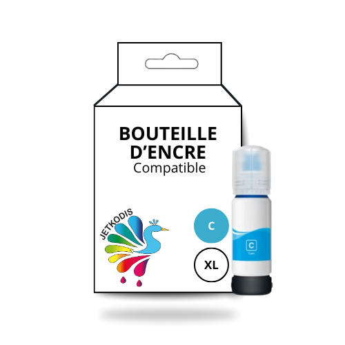 Flacon d'encre Compatible Epson T00P240 Cyan - 104 - (7 500 pages)