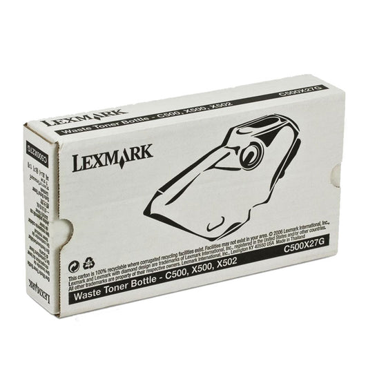Bouteille de récupération de toner usagé de Cartouche Laser Usagé de Marque Lexmark C50C27G (Cartouche Laser de Marquebag) (30 000 pages)