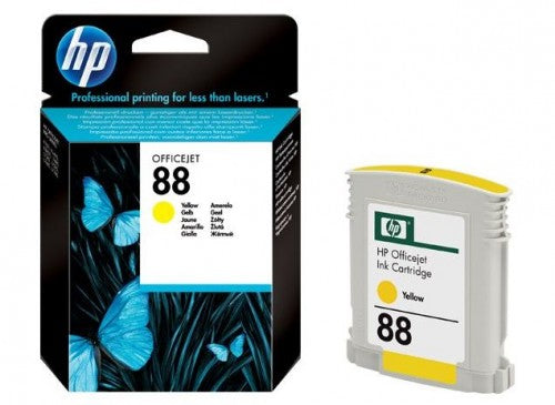 Cartouche Jet d'encre de Marque HP C9388AE N°88 Jaune (616 pages)