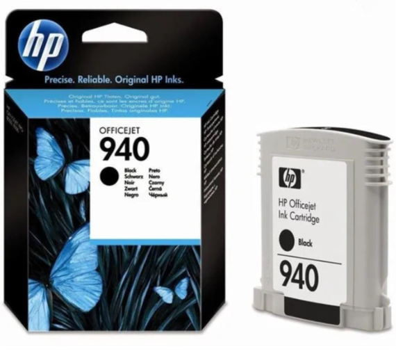 Cartouche Jet d'encre de Marque HP C4902AE N°940 Black Capacité StAEndAErd (22ml / 1000 pages)