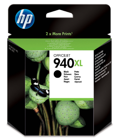Cartouche Jet d'encre de Marque HP C4906AE N°940XL Black Grande Capacité (2200 pages)