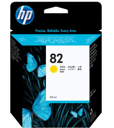 Cartouche Jet d'encre de Marque HP CH568AE (HP82) Jaune (28ml)