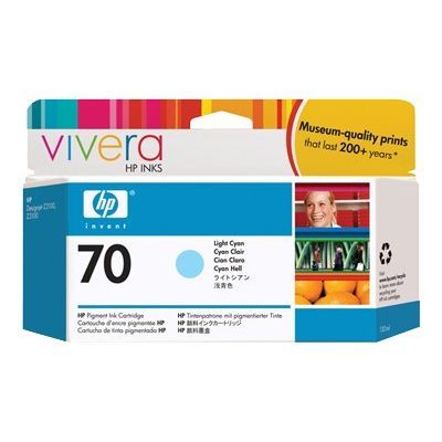 Cartouche Jet d'encre de Marque HP C9390AE Cyan Clair Vivera 130 ml