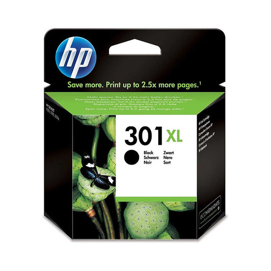 Cartouche Jet d'encre de Marque HP N°301XL (CH563AE) Noir (480 pages)