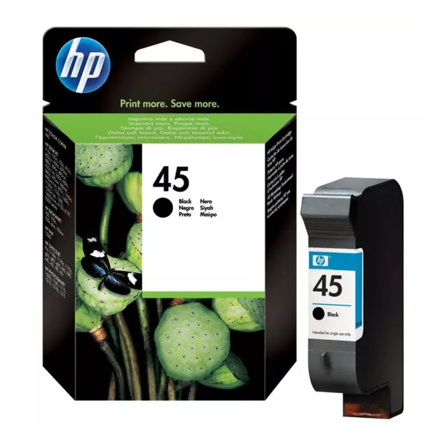 Cartouche jet d'encre de Marque HP N°45 (51645AE) Noir (42ml)