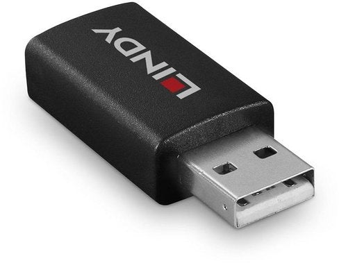 Bloqueur de données USB 2.0 Lindy (Noir)