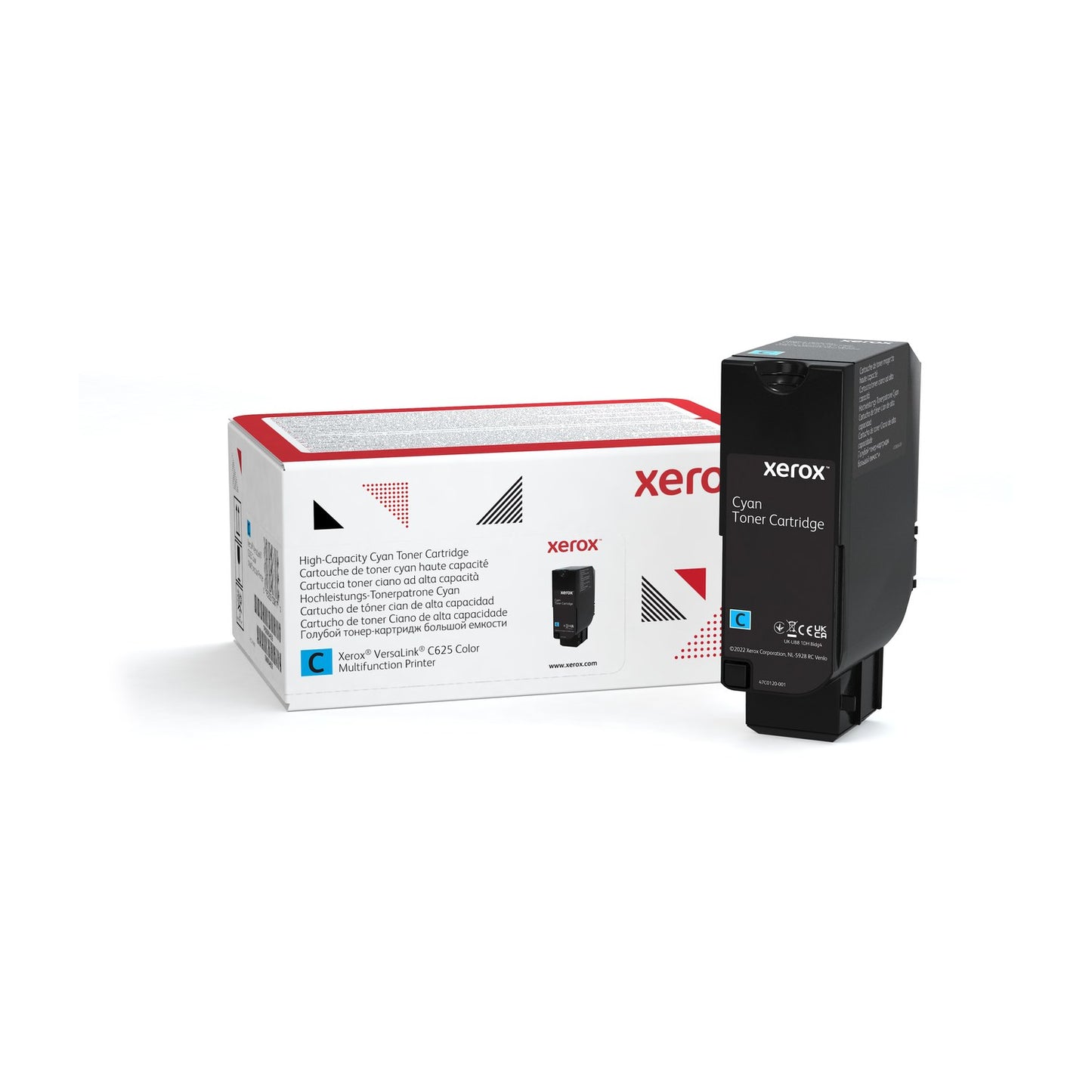 Toner d'origine Xerox 006R04637 - cyan
