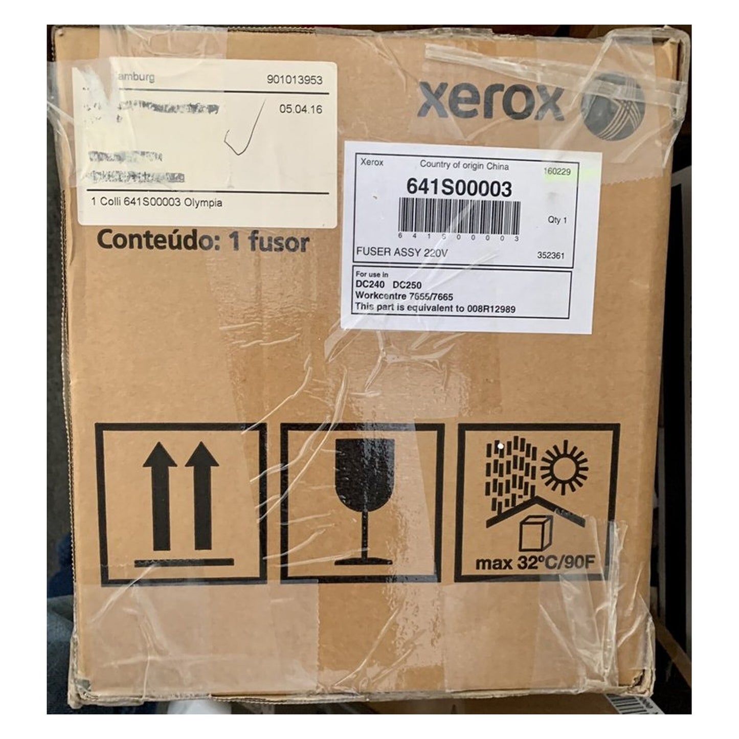 Unité de fusion d'origine Xerox 008R12989