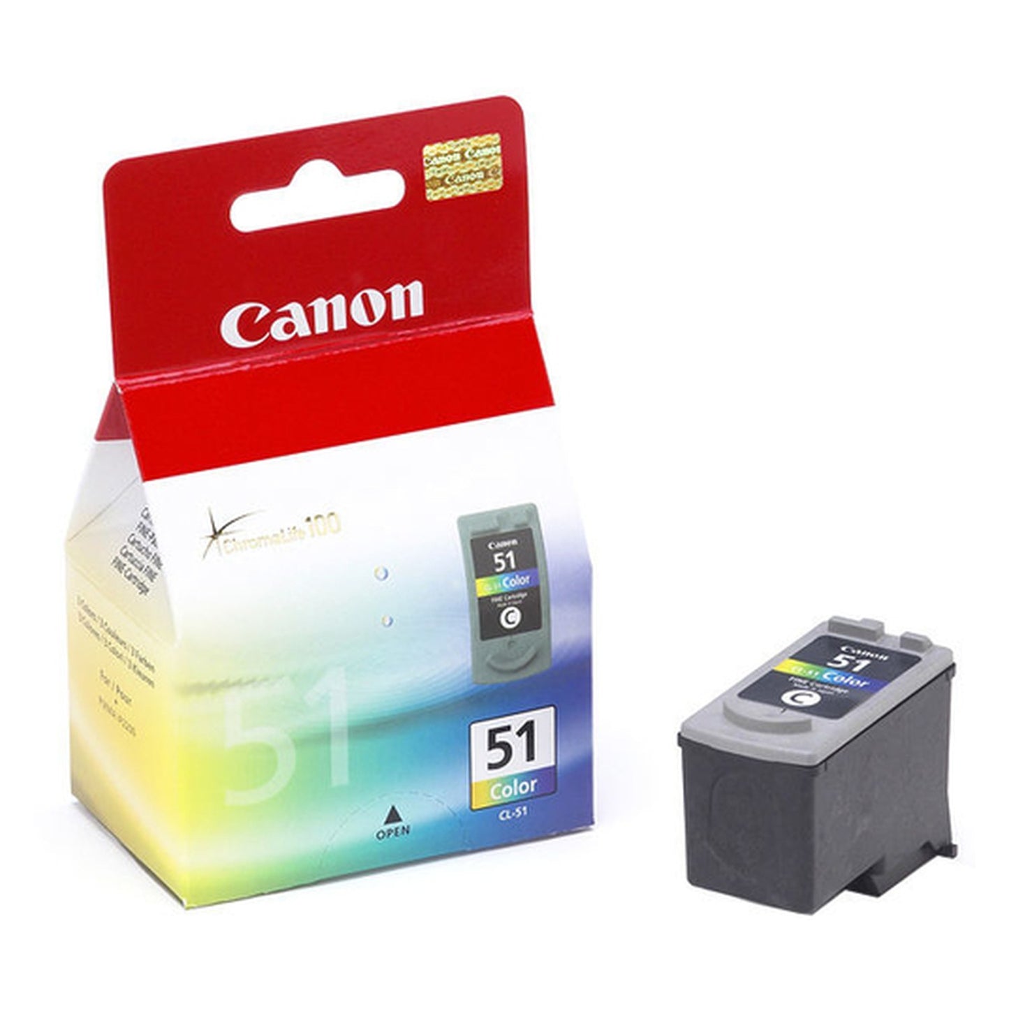 Cartouche d'origine Canon 0618B001 / CL-51 - multicouleur