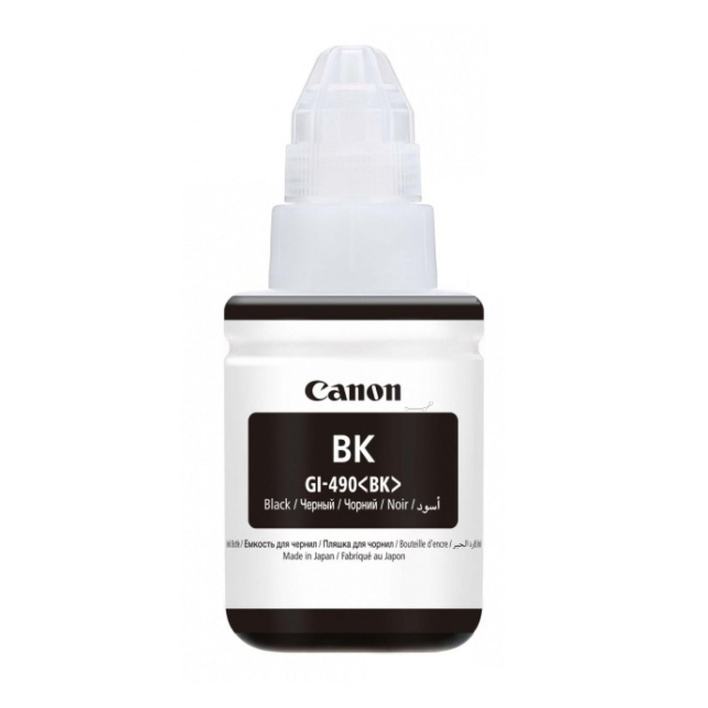 Bouteille d'encre d'origine Canon 0663C001 / GI-490 BK - noire
