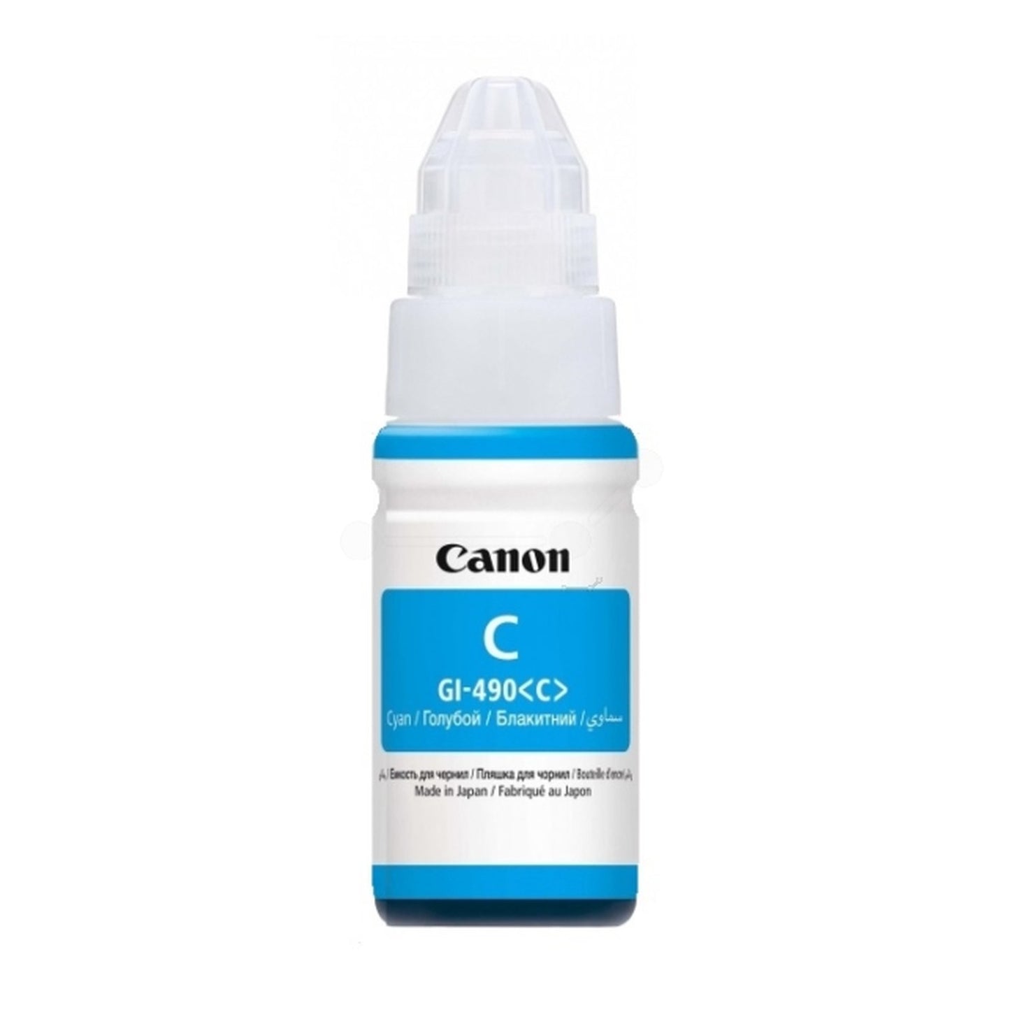 Bouteille d'encre d'origine Canon 0664C001 / GI-490 C - cyan