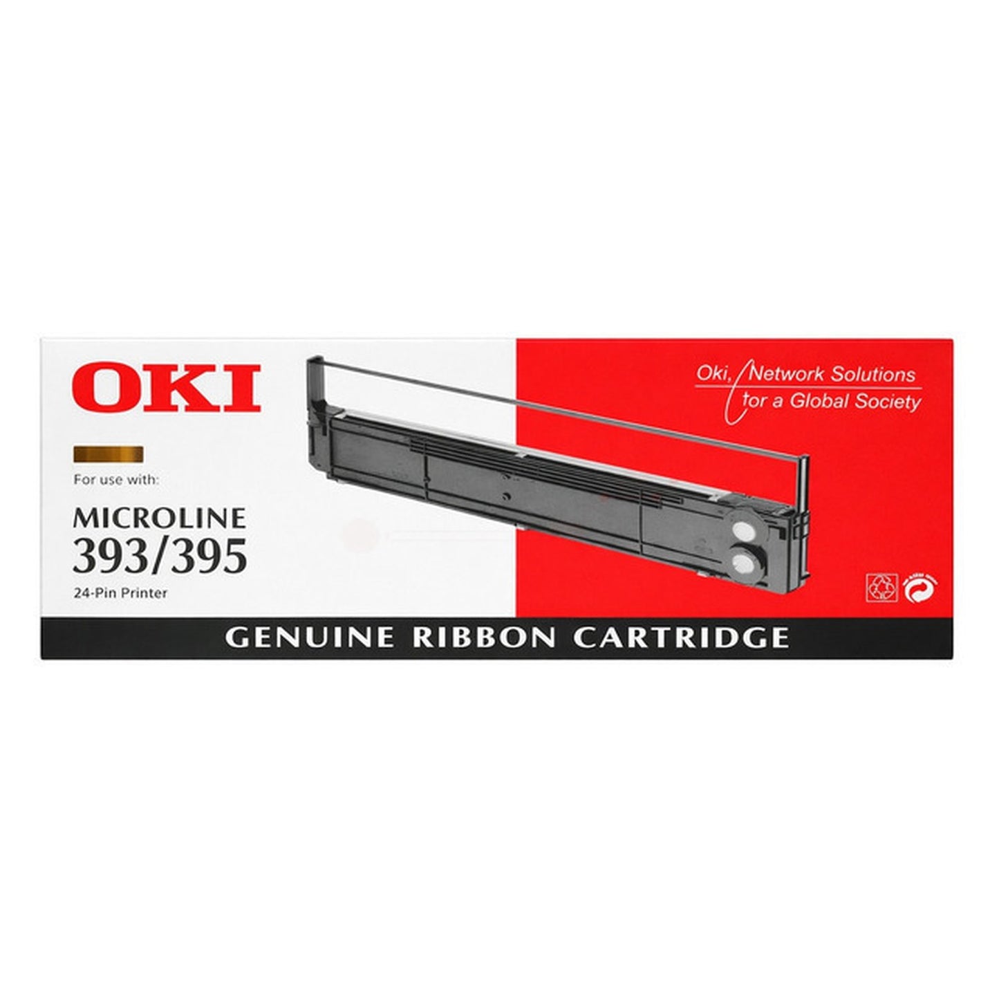 Ruban d'origine OKI 09002311 - noir
