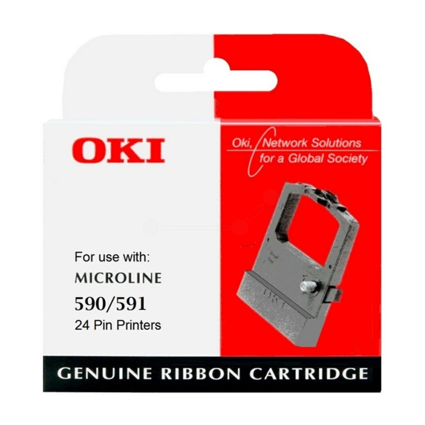 Ruban d'origine OKI 09002316 - noir