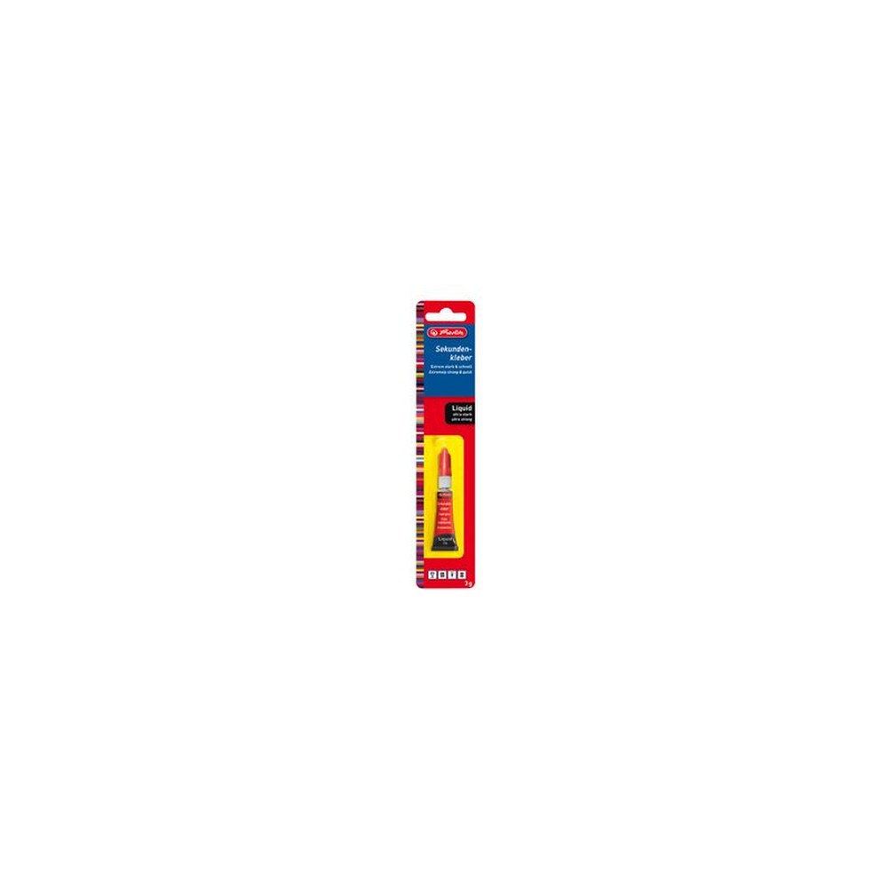 herlitz Colle instantanée, 3 g, dans un tube en métal