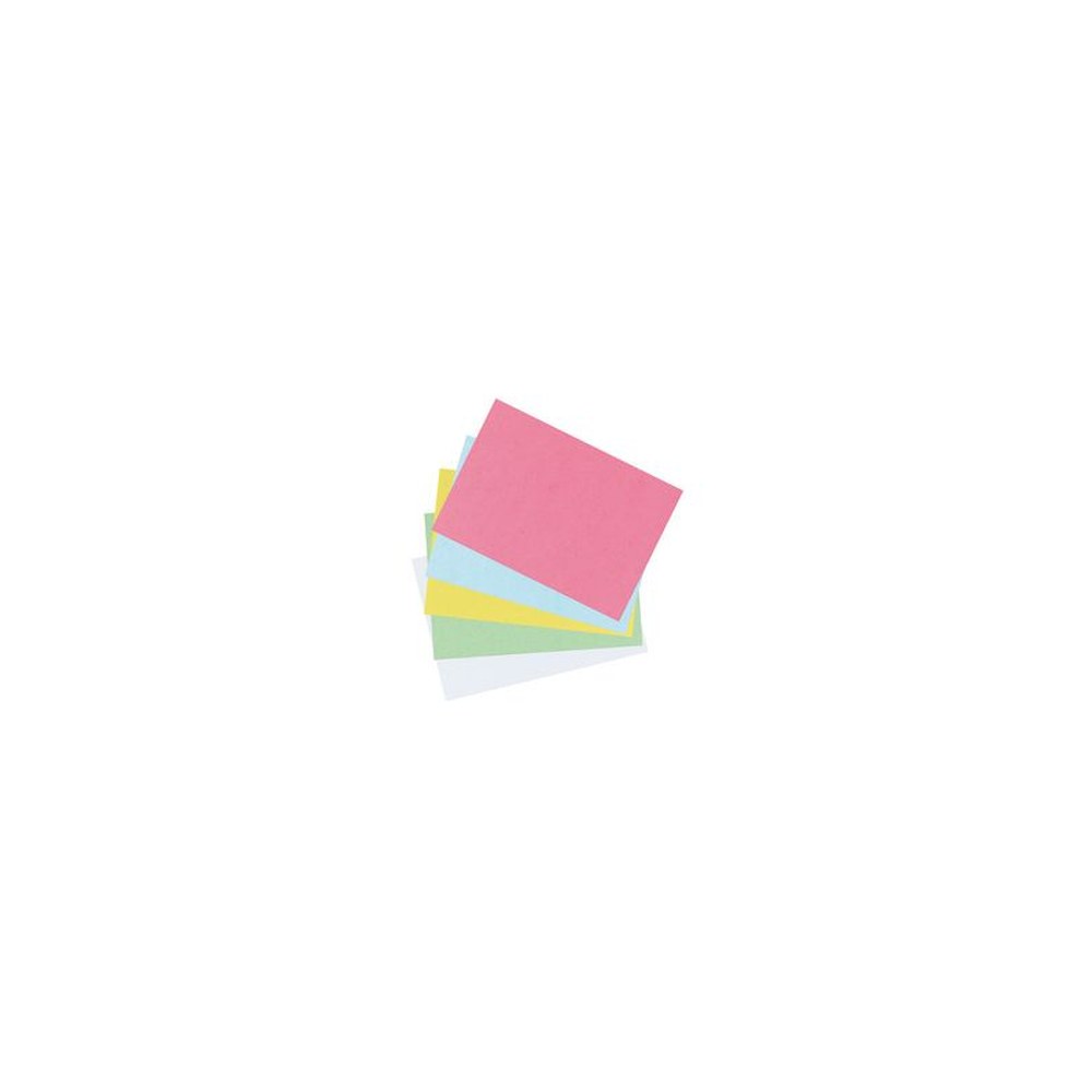 herlitz Fiches bristol, A7, uni, blanc