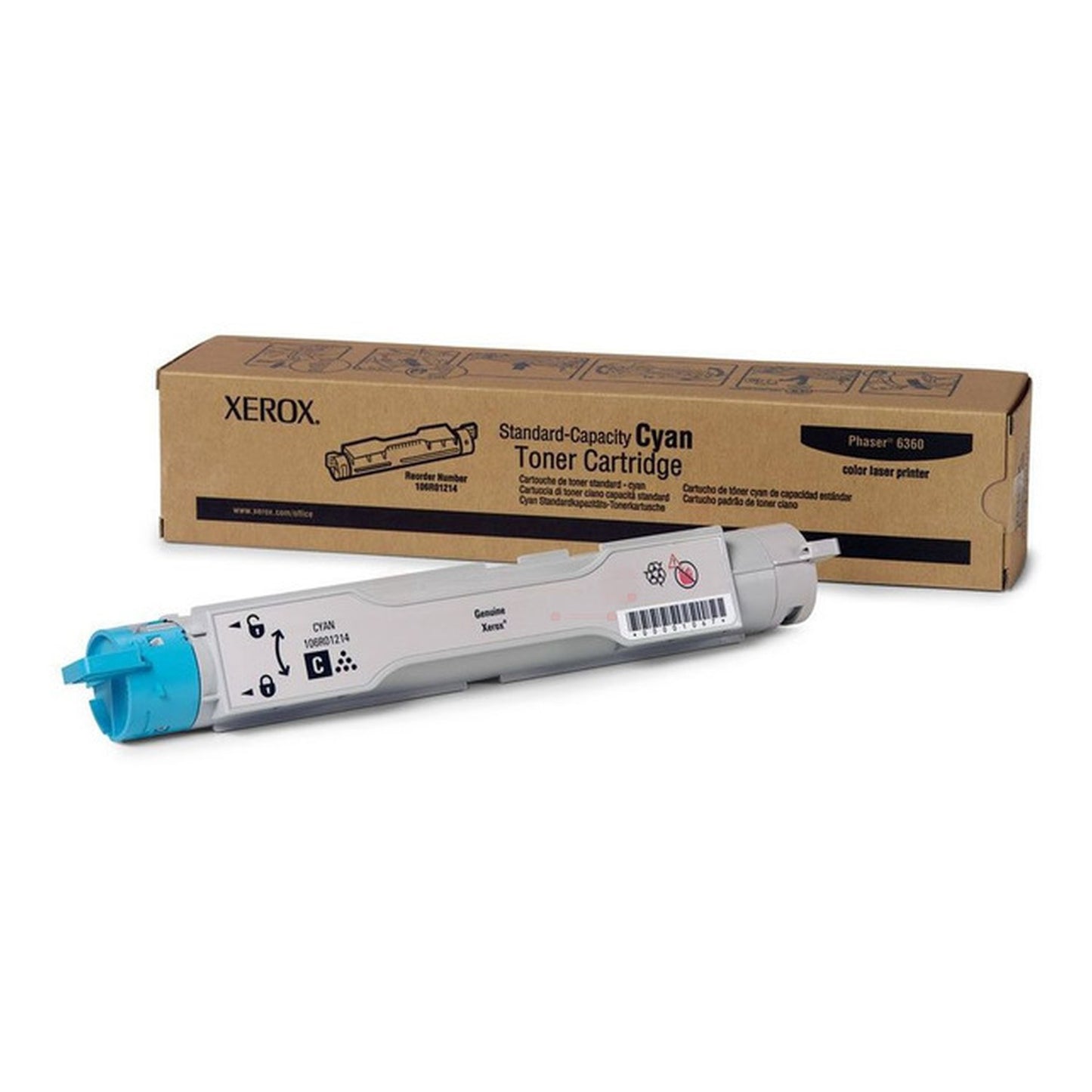 Toner d'origine Xerox 106R01214 - cyan