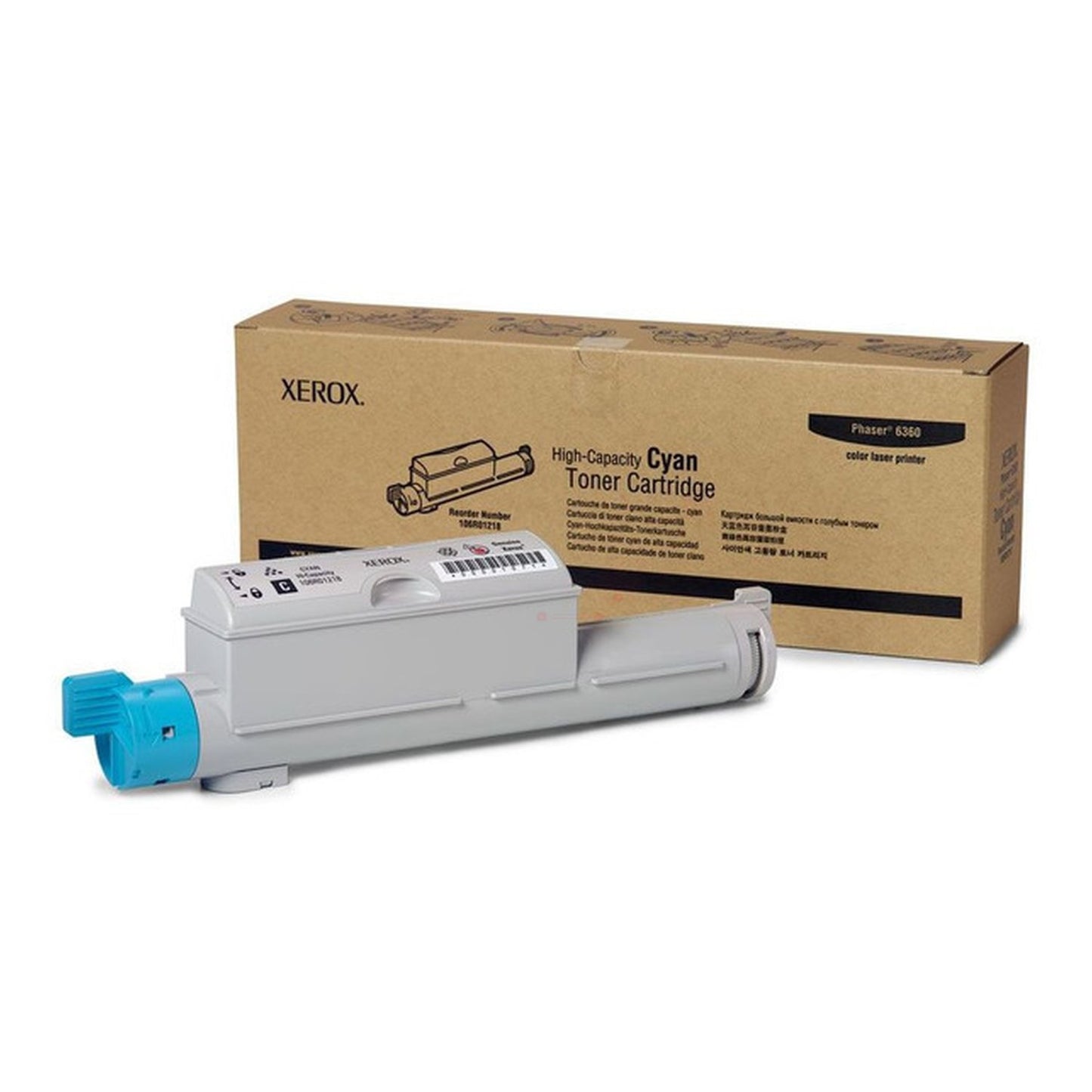 Toner d'origine Xerox 106R01218 - cyan