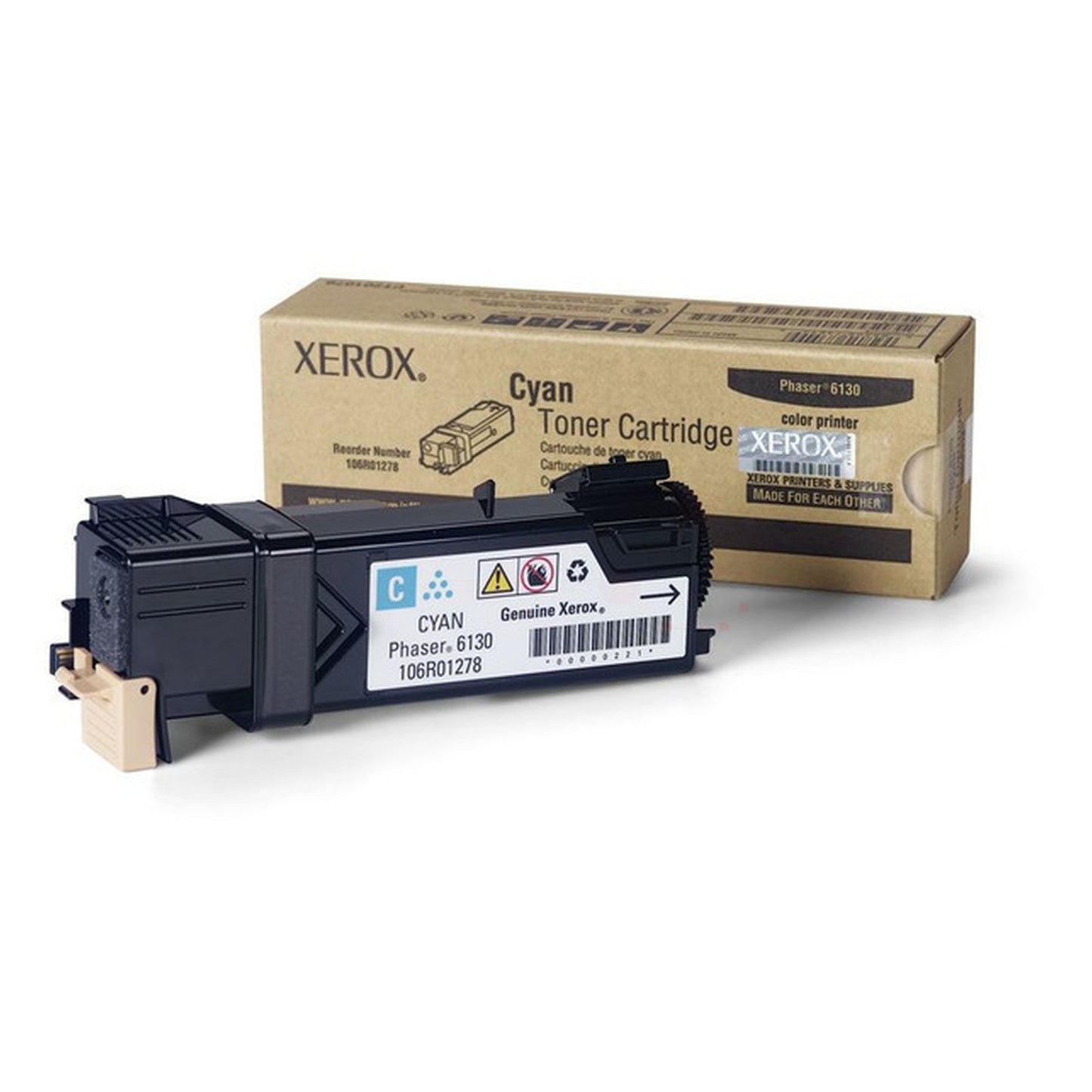 Toner d'origine Xerox 106R01278 - cyan