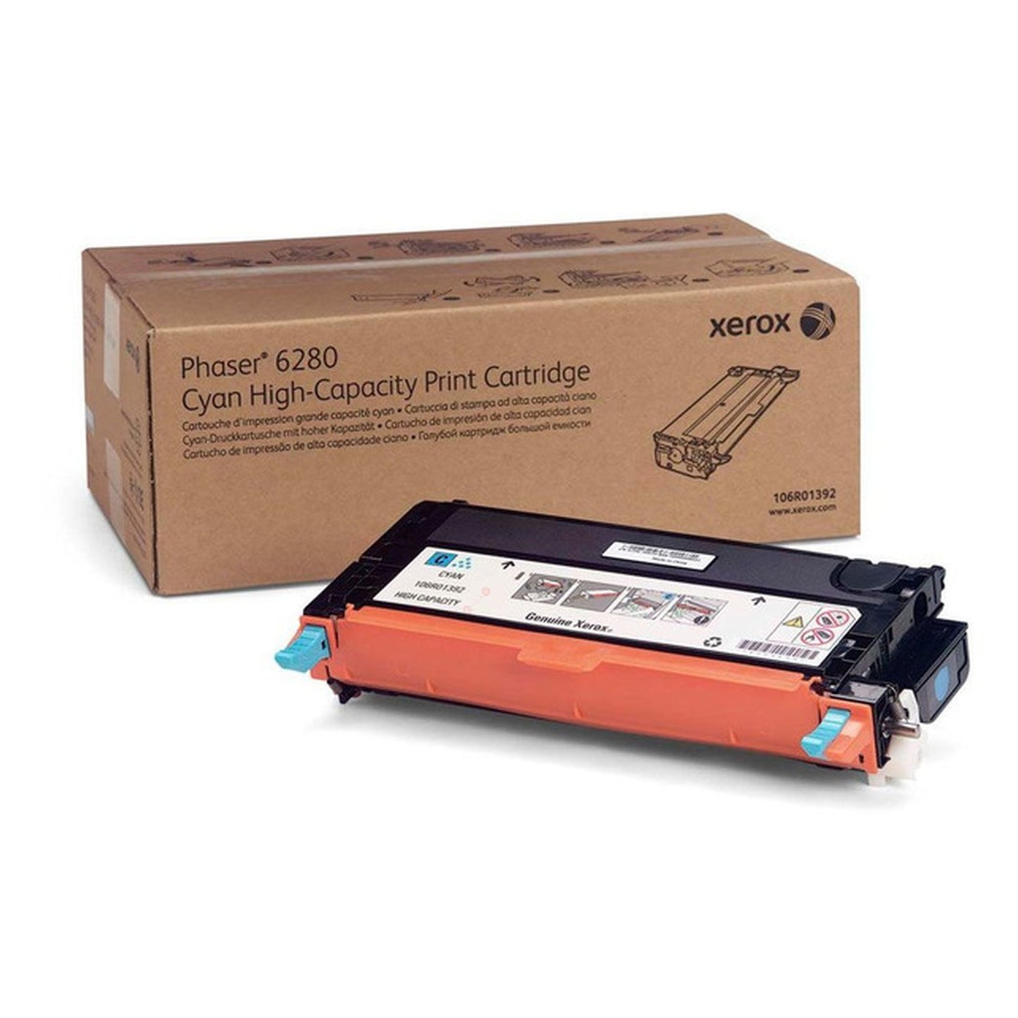 Toner d'origine Xerox 106R01400 - cyan